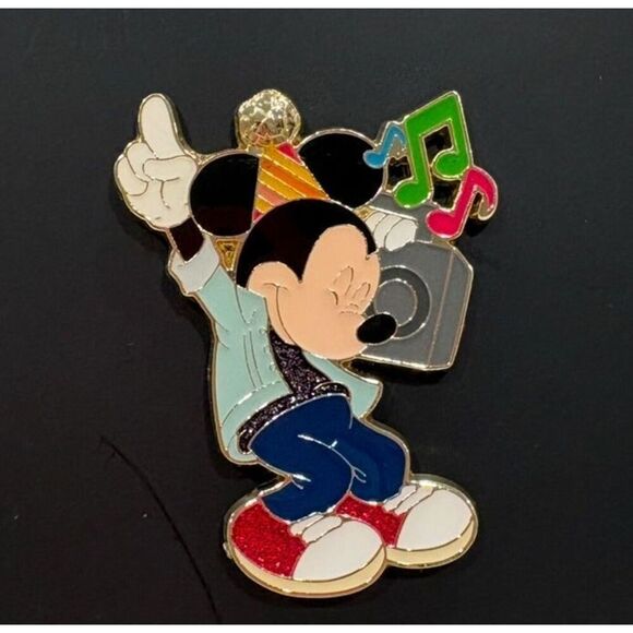 Baublebar Exclusive Disney Mickey Mouse Music Celebration Enamel Pin NWT - Picture 1 of 4